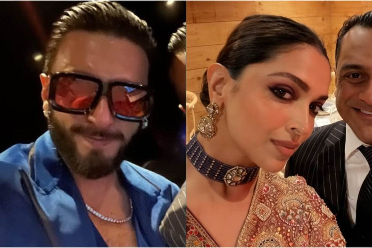 Ranveer Singh, Deepika Padukone Enjoy Their Friend's Wedd...